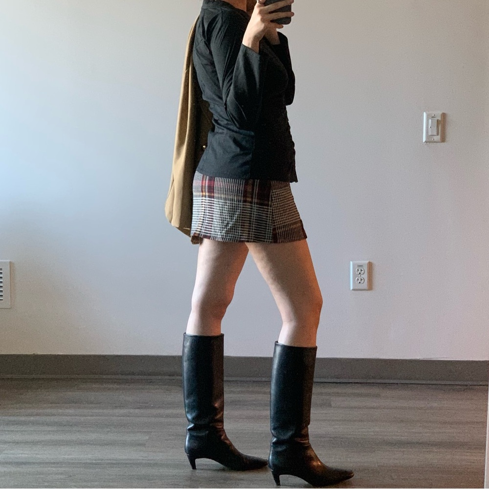 Abound Plaid Mini Skirt